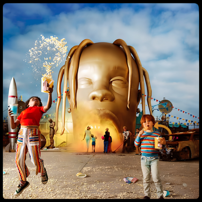 NFC CD FRIDGE MAGNET TRAVIS SCOTT EDITION